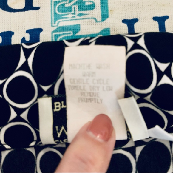 Vintage Circle & Square Psychedelic Blouse Sz 12 - Picture 9 of 13